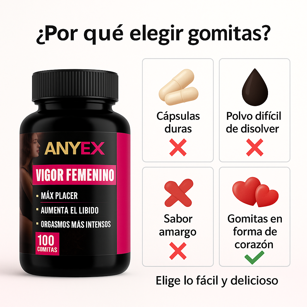 Gomitas Vigor Feminino  🧡 + Obséquio