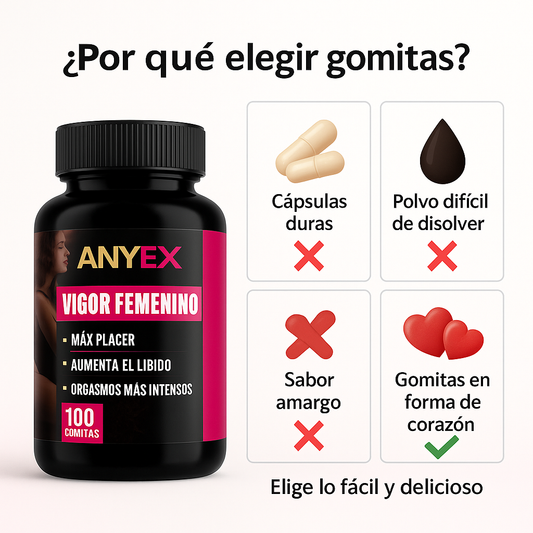 Gomitas Vigor Feminino  🧡 + Obséquio