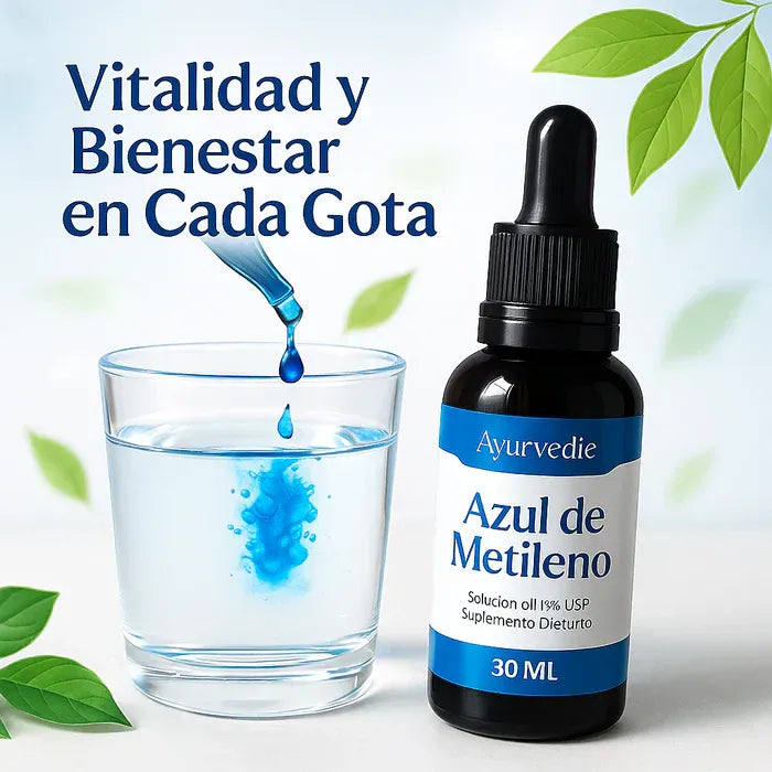 AZUL DE METILENO AYURVEDIC 30 ML - ORIGINAL 💙