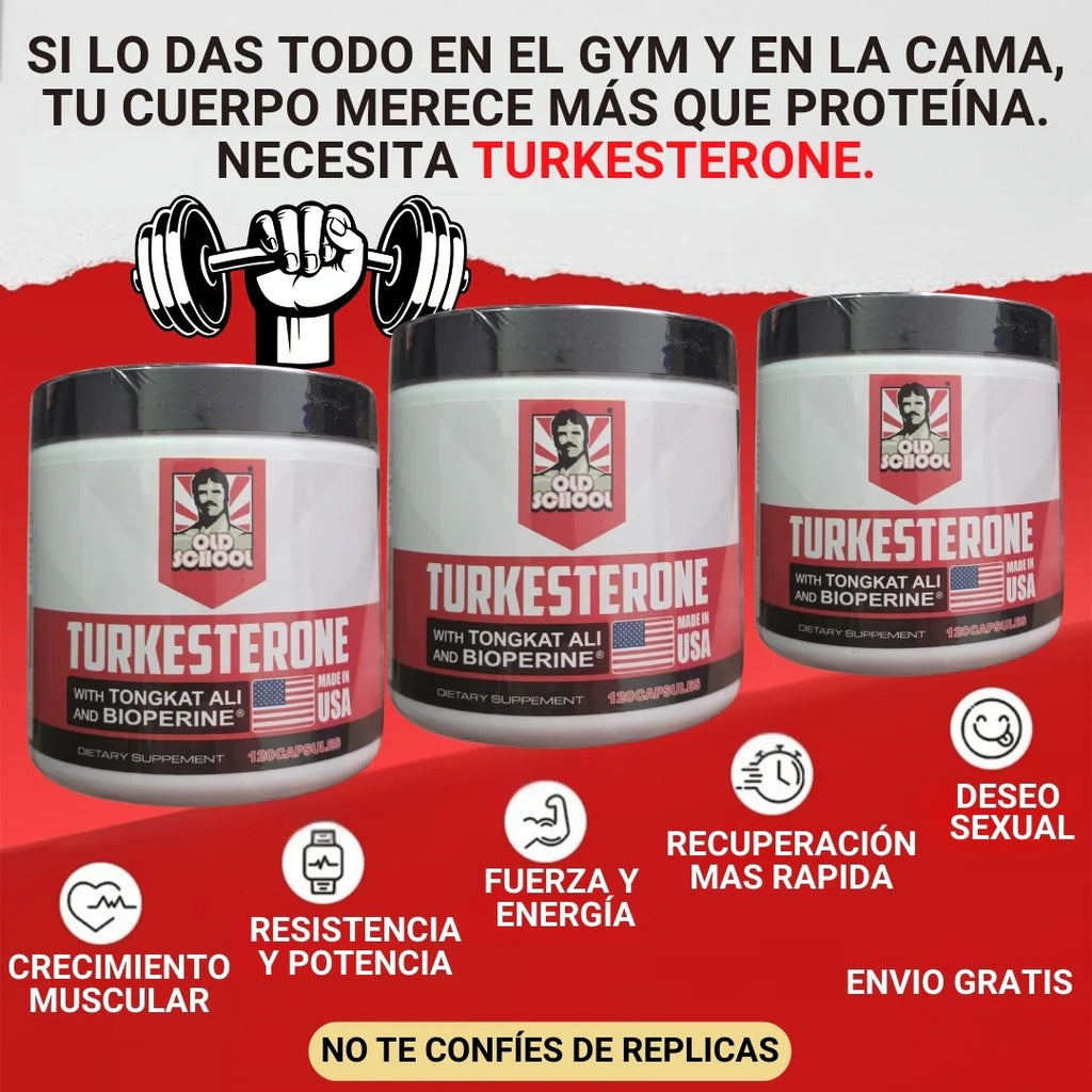 TURKESTERONE PRO OLD SCHOOL ORIGINAL - 60%OFF